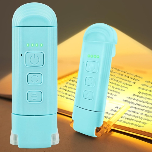 Lampe de lecture, lampe de lecture rechargeable pour lire au lit, lampe de lecture portative à pince à DEL, lampe de lecture USB pour tête de lit Vei