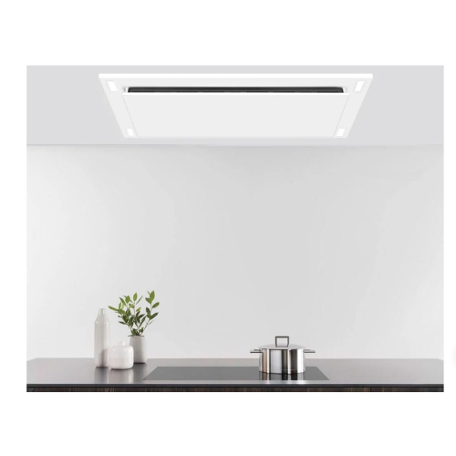 VICTORY 600 CFM White Flush Ceiling Mount Range Hood- Sunset