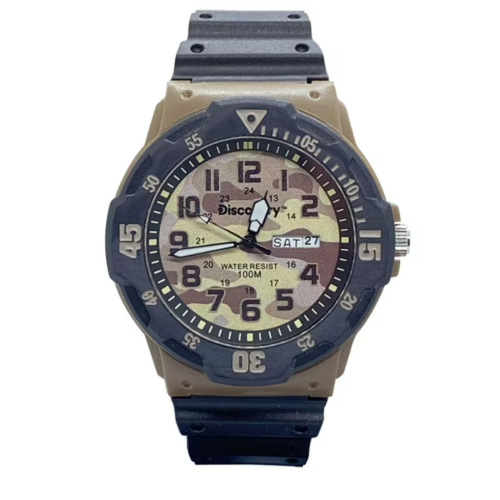 DISCOVERY  Men's Camouflage Analog Watch