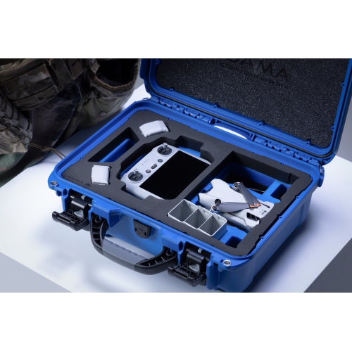 Foama DJI Mini 3 Pro / DJI Mini 4 Pro Waterproof Hard Carry-on Case with Custom Foam Insert