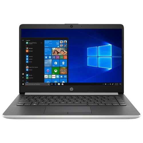 HP  Refurbished (Excellent) - 14" Laptop - (Amd A4-9125/64GB Emmc/4GB Ram/windows 10) In Silver