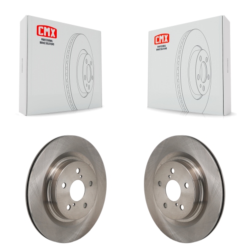 CMX  Rear Brake Rotor Pair for Toyota Sienna Lexus Rav4 Prime Nx350H Bz4X Nx350 Subaru Solterra K8-102653