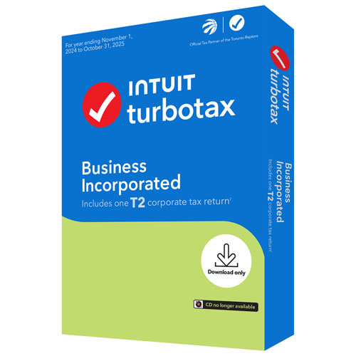 TurboTax Business Incorporated 2024 - Déclaration commerciale T2 - Anglais