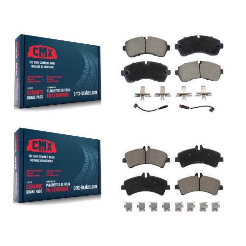 CMX  Front Rear Ceramic Brake Pads Kit for Sprinter 3500 Mercedes-Benz Dodge Freightliner Kcx-100646