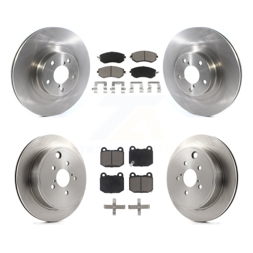 CMX  Front Rear Disc Brake Rotor And Ceramic Pad Kit for 2017 Subaru Brz Without Brembo Brakes K8C-103595