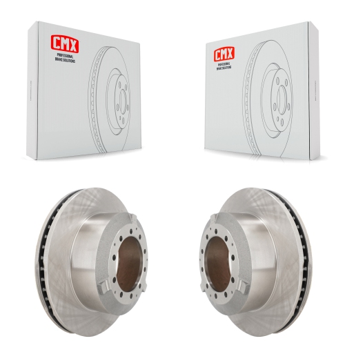 CMX  Rear Brake Rotor Pair for Ford F-350 Super Duty F-450 F-550 International Terrastar Ram Ic K8-102468