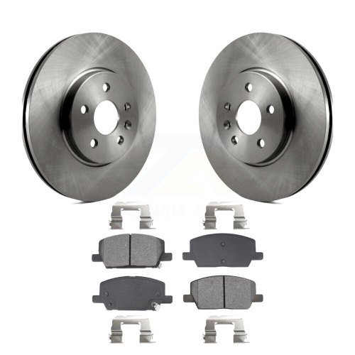 TRANSIT AUTO  Front Disc Brake Rotors And Semi-Metallic Pads Kit for Buick Encore Chevrolet Trax K8S-104010