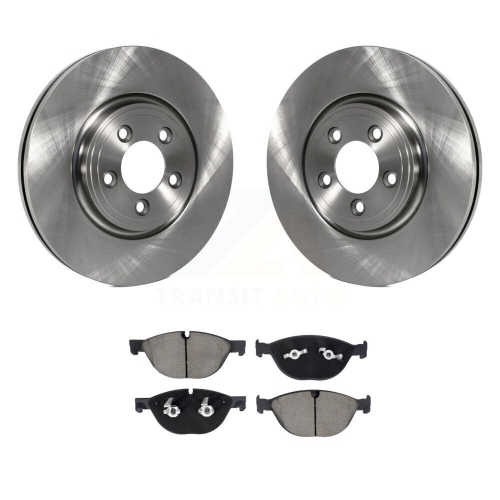CMX  Front Disc Brake Rotor Ceramic Pad Kit for 2010 Jaguar Xf With 326MM Diameter K8C-103473