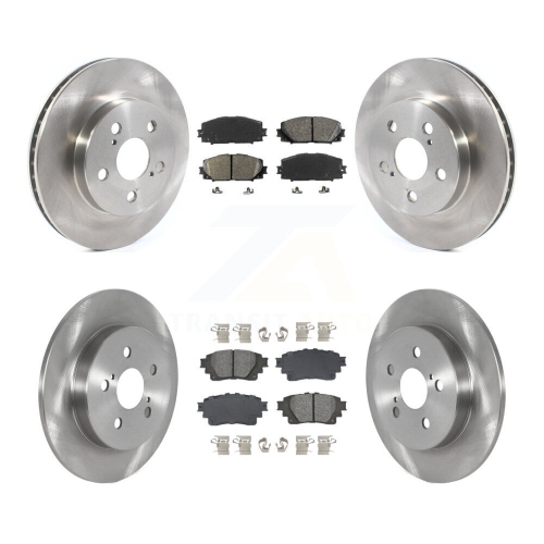 Disques de frein arrière avant et plaquettes semi-métalliques pour Toyota Corolla K8S-103887