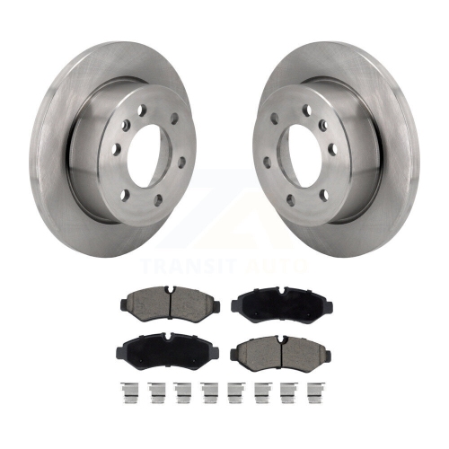 CMX  Rear Brake Rotor & Ceramic Pad Kit for Mercedes-Benz Sprinter 2500 3500 Freightliner 1500 K8C-103517