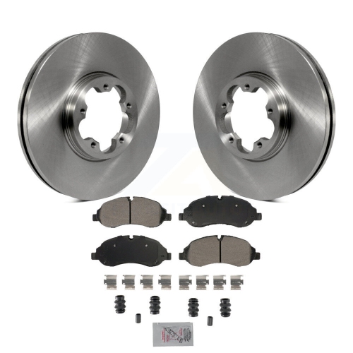 Front Disc Brake Rotor Semi-Metallic Pad Kit For Ford Transit-250 Transit-150 Transit-350 K8A-107225