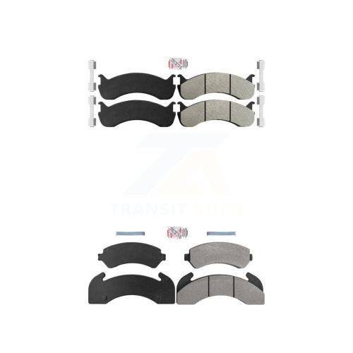 AMERIBRAKES  Front Rear Semi-Metallic Disc Brake Pads Kit for Bird Tc2000 Hydraulic Hand Brakes Knf-101939 In Blue