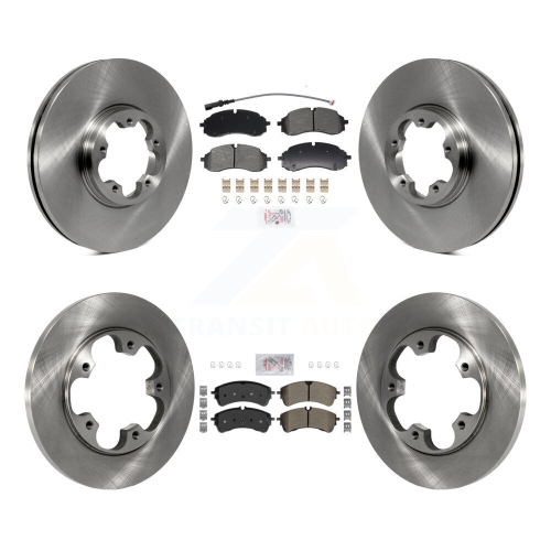Front Rear Semi-Metallic Pad Brake Rotor Kit For Ford Transit-250 Transit-350 Transit-150 K8A-107726