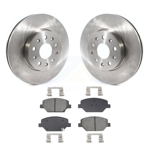 TRANSIT AUTO  Front Disc Brake Rotor Semi-Metallic Pad Kit for Chevrolet Camaro Without Brembo Calipers K8S-103978