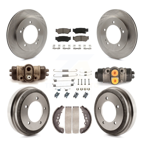 CMX  Front Rear Brake Rotor Ceramic Pad And Drum Kit (9PC) for Chevrolet Tracker Suzuki Vitara K8C-102794