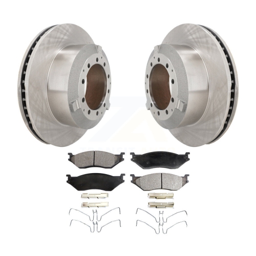 TRANSIT AUTO  Front Brake Rotor Semi-Metallic Pad Kit for International Terrastar Ic Corporation Ae Bus K8F-103920