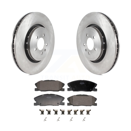 Front Brake Rotor Semi-Metallic Pad Kit For Dodge Charger With 370mm Diameter K8F-103966