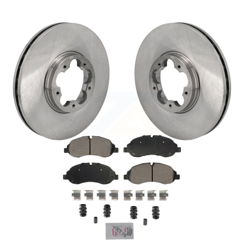 Front Disc Brake Rotor Semi-Metallic Pad Kit For Ford Transit-250 Transit-150 Transit-350 K8A-107640