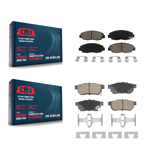 CMX  Front Rear Ceramic Brake Pads Kit for Honda Civic Acura El Kcx-100645