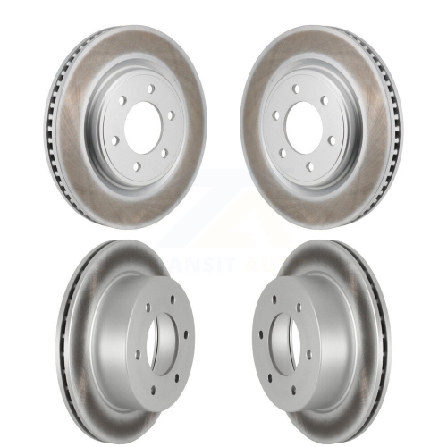 GENIUS  Front Rear Coated Disc Brake Rotors Kit for 2022-2024 Ford Bronco 3.0L Kg-101924