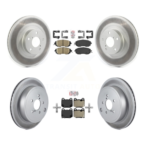 Ensemble de disques de frein avant à revêtement semi-métallique à l'arrière en céramique pour Subaru BRZ Limited/Premium KGA-106127