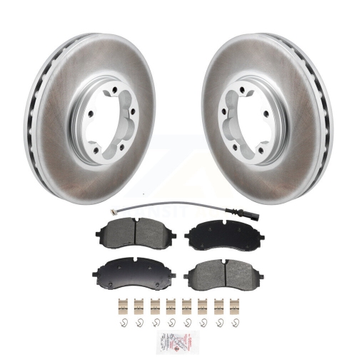 Front Coated Brake Rotor Semi-Metallic Pad Kit For Ford Transit-250 Transit-350 E-Transit KGA-106029