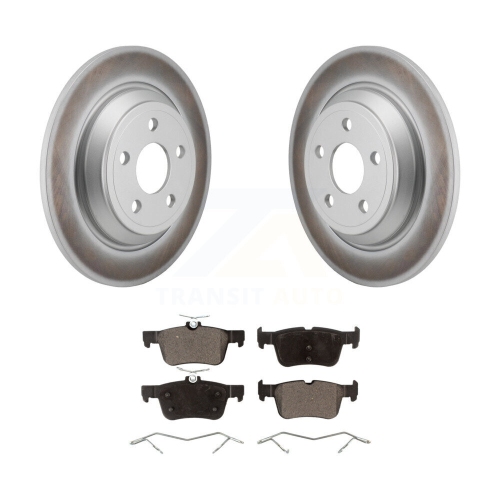Rear Coated Disc Brake Rotors And Ceramic Pads Kit For 2022-2023 Ford Maverick KGT-103287