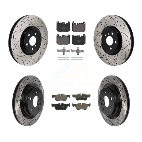 Ensemble de disques de frein avant arrière et plaquettes en céramique pour la MINI Cooper Countryman KDT-101276