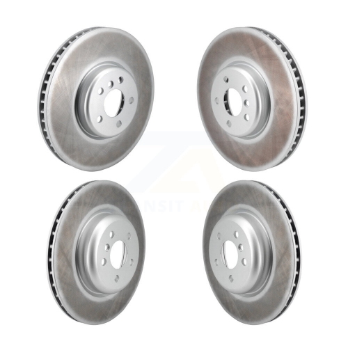 GENIUS  Front Rear Coated Disc Brake Rotor & Hub Kit for Bmw 530E Xdrive Ix 640I Gran Turismo 330I Kg-101871