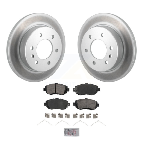 Rear Coated Brake Rotor & Semi-Metallic Pad Kit For Mercedes-Benz Sprinter 2500 3500 4500 KGA-105882
