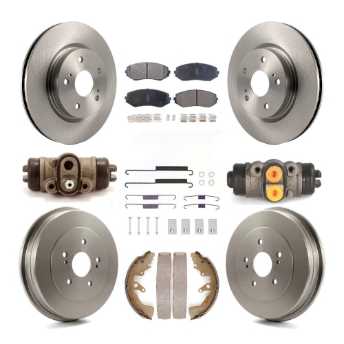 Disques de frein avant arrière Plaquettes et tambour en céramique pour Suzuki Grand Vitara K8T-104570 2008