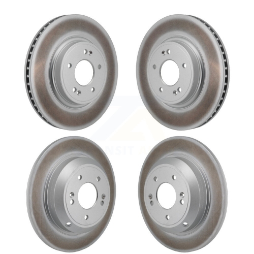 Front Rear Coated Disc Brake Rotors Kit For Genesis G70 Kia Stinger KG-101907