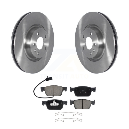 Ensemble de disques de frein à disque avant et plaquettes en céramique pour Audi A4 Quattro K8C-103376