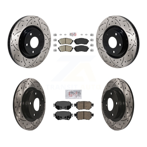Ensemble disque de frein à fente pour disque de frein à plaquette avant arrière pour Mazda 6 2021 turbocompressée KDA-103162