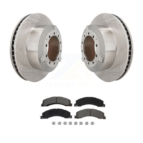 TRANSIT AUTO  Rear Brake Rotor & Semi-Metallic Pad Kit for Ram Dodge Sterling Truck 4500 5500 Bullet 45 K8S-103807