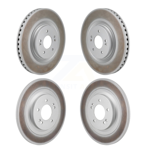 Front Rear Coated Disc Brake Rotors Kit For Hyundai Sonata Kia K5 KG-101876