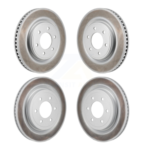 Ensemble de disques de frein à disque enduit avant arrière pour Ford F-150 KG-101940