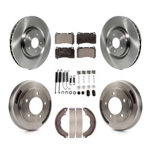 Disques de frein avant arrière Plaquettes et tambour en céramique pour Mitsubishi Lancer K8T-102831