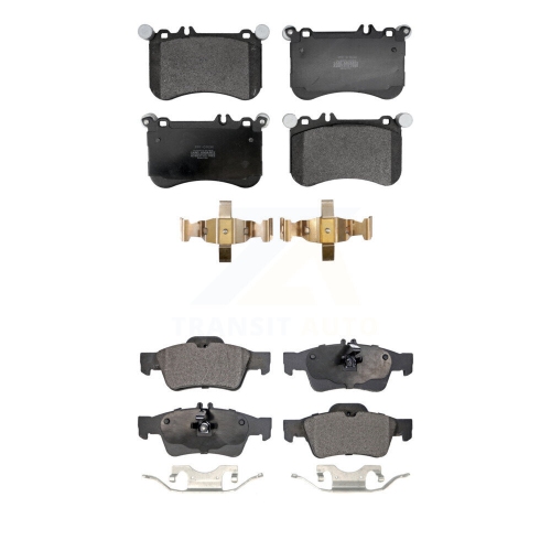 Front Rear Semi-Metallic Brake Pads Kit For Mercedes-Benz CLS550 E550 KPF-100708