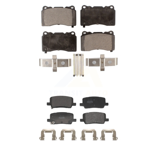 Front Rear Semi-Metallic Brake Pads Kit For Tesla X S With Single Piston Caliper KPF-100739
