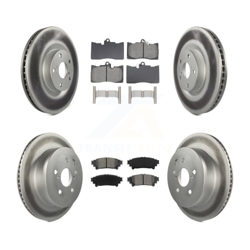 Jeu de plaquettes semi-métalliques pour disque de frein arrière pour Lexus IS350 C F Sport KGS-102760 14-15