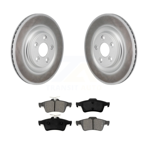 Ensemble de plaquettes semi-métalliques pour disques de frein arrière de la Jaguar XJ 2016 avec KGS-102844 de stationnement manuel