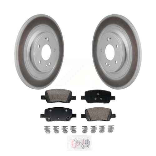 Rear Coat Disc Brake Rotors Ceramic Pad Kit For 2022-2023 Kia Carnival Hyundai Santa Cruz KGA-106258