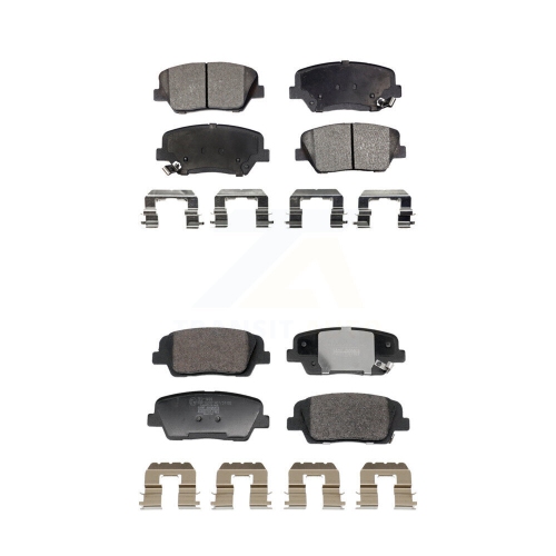 Ensemble de plaquettes de frein avant arrière en céramique pour Hyundai Santa Fe Sport Kia Sorento KTC-100817
