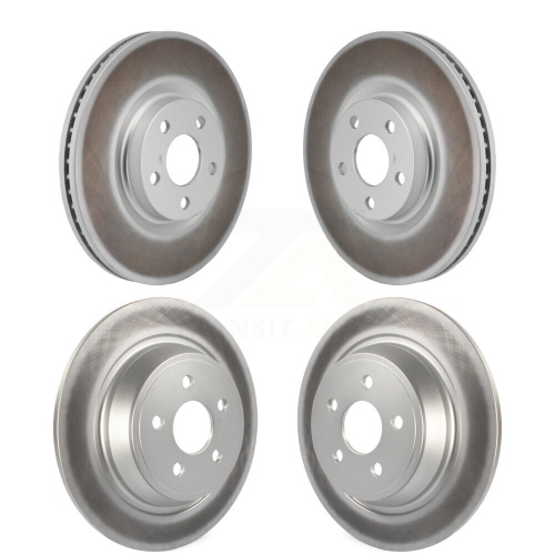 Ensemble de disques de frein à disque enduit avant arrière pour 2017-2020 Lincoln MKZ 2,0&nbsp;L KG-101879