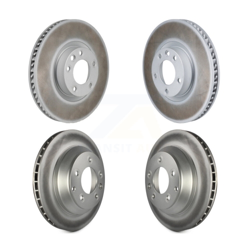 Front Rear Coated Disc Brake Rotor Hub Assembly Kit For Volkswagen Touareg Porsche Cayenne KG-102046