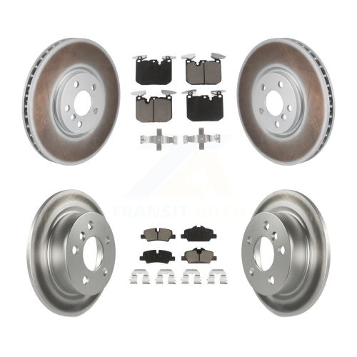 Front Rear Coated Disc Brake Rotors And Ceramic Pads Kit For Mini Cooper KGC-102685