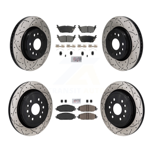 Ensemble de disque de frein de frein à disque semi-métallique à plaquette arrière pour Jeep Grand Wagoneer KDA-103132 2022
