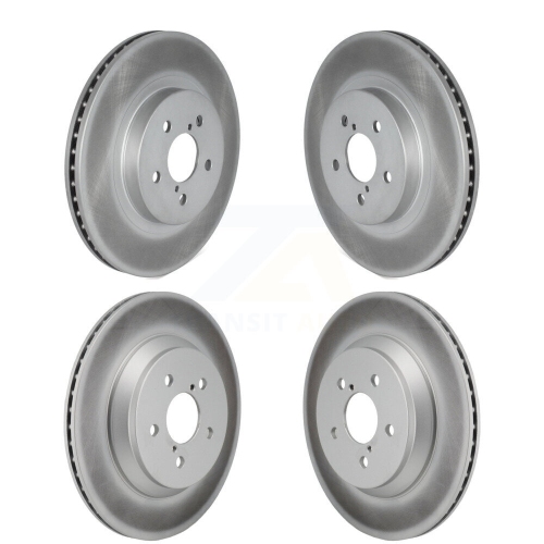 GENIUS  Front Rear Coat Brake Rotor Kit for 2021-2023 Subaru Crosstrek With Electric Parking Kg-101882