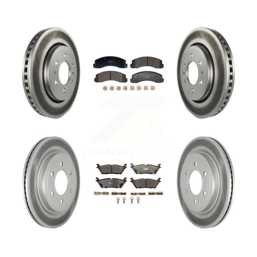 Ensemble de plaquettes en céramique pour disque de frein avant arrière pour Ford F-150 Expedition Lincoln Navigator KGT-103239